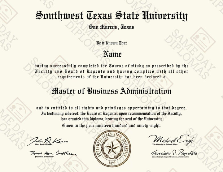 Associate Degree Diploma & Transcripts - Doc Printers