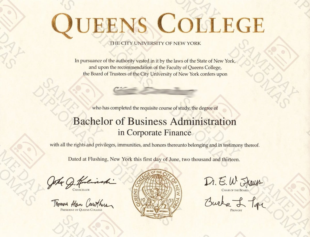 Bachelor Degree Diploma & Transcripts - Doc Printers