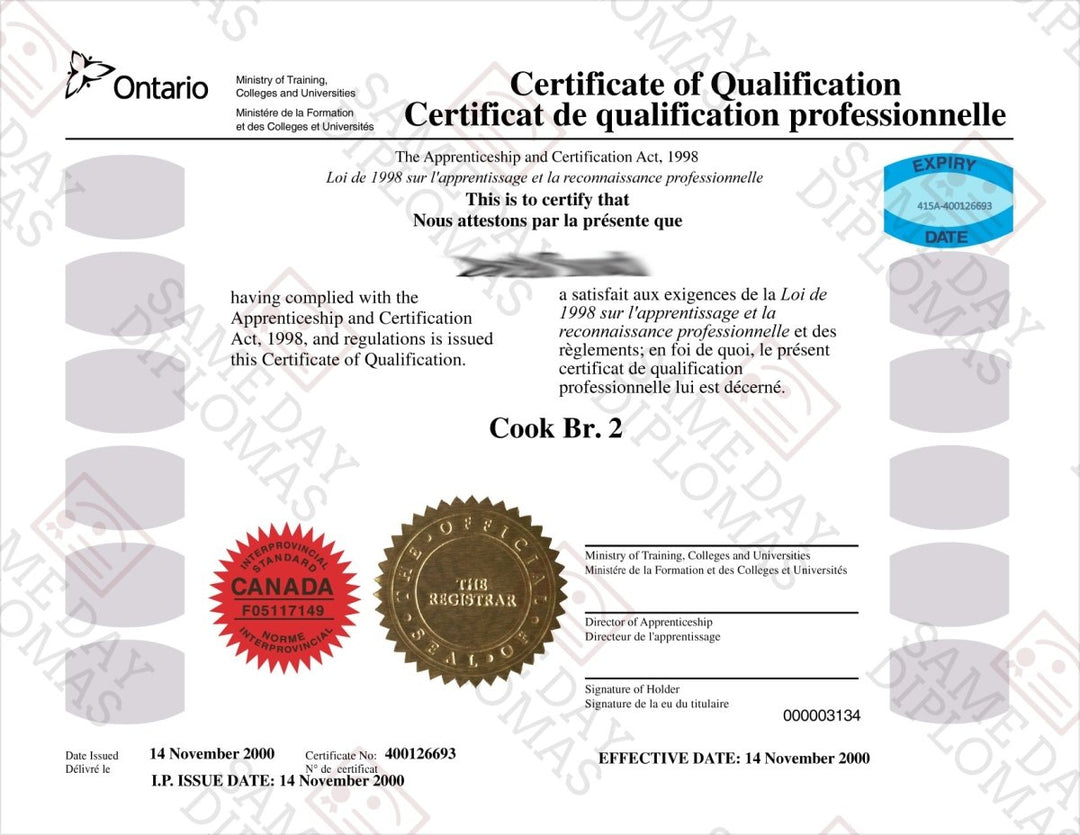 Certificates & Qualifications, Global - Of All Kinds - Doc Printers
