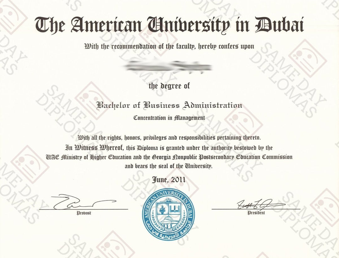 College and University Match Diploma Degree From UAE - Doc Printers