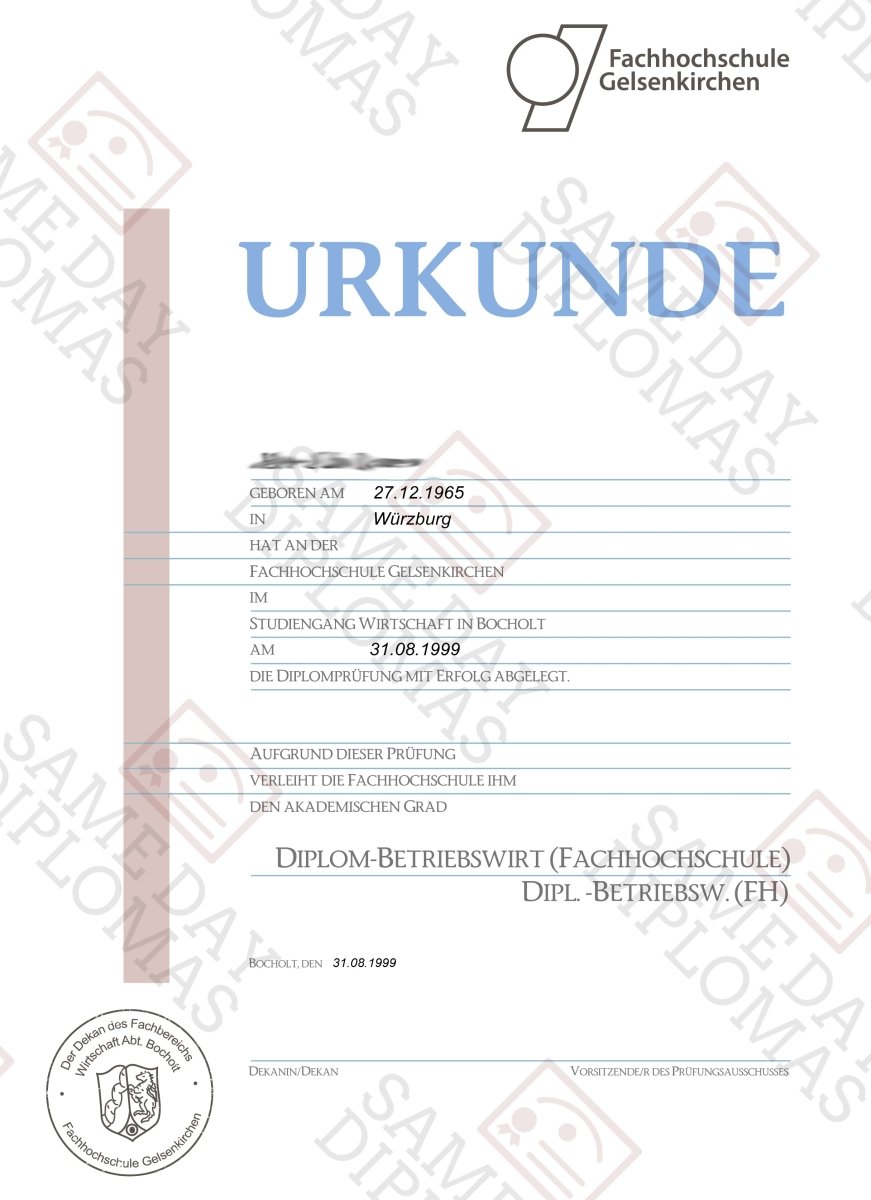 College and University Match Diploma Degrees From Germany - Doc Printers