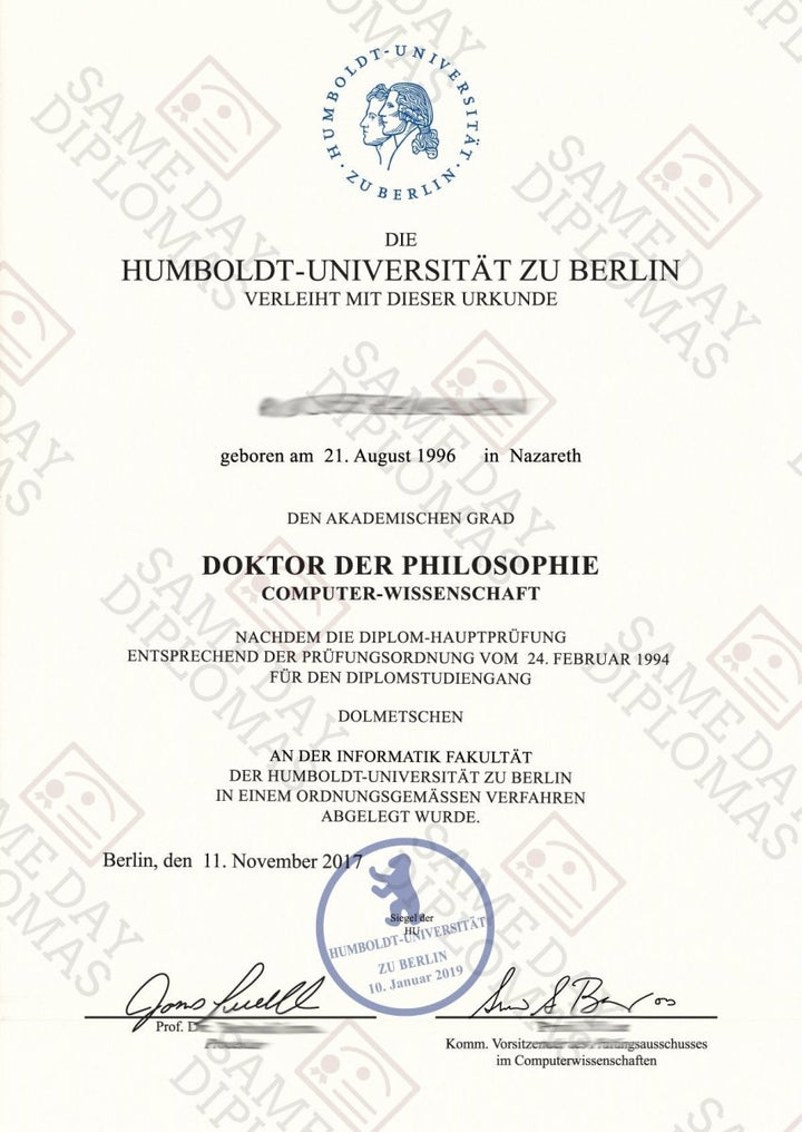 College and University Match Diploma Degrees From Germany - Doc Printers