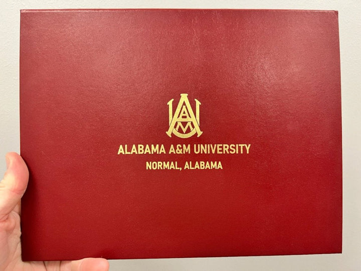 Custom Diploma Cover - Navy, Red, Green, Black and Maroon - Doc Printers