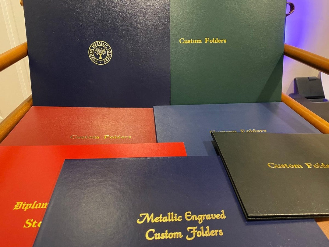 Custom Diploma Cover - Navy, Red, Green, Black and Maroon - Doc Printers