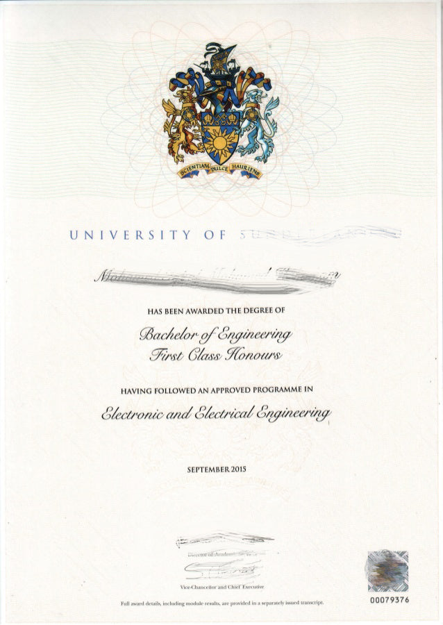 College and University Match Diplomas from the United Kingdom