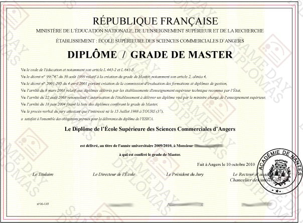 Faux Diplomas Universities - Diploma's ET Certificates - France - Doc Printers