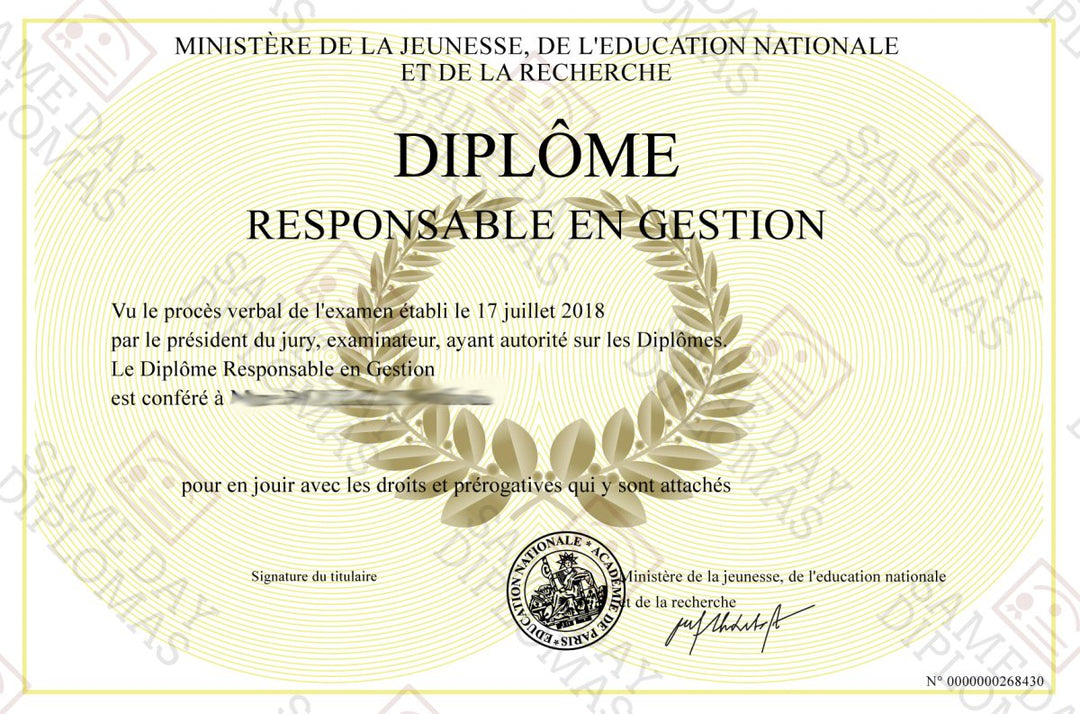 Faux Diplomas Universities - Diploma's ET Certificates - France - Doc Printers