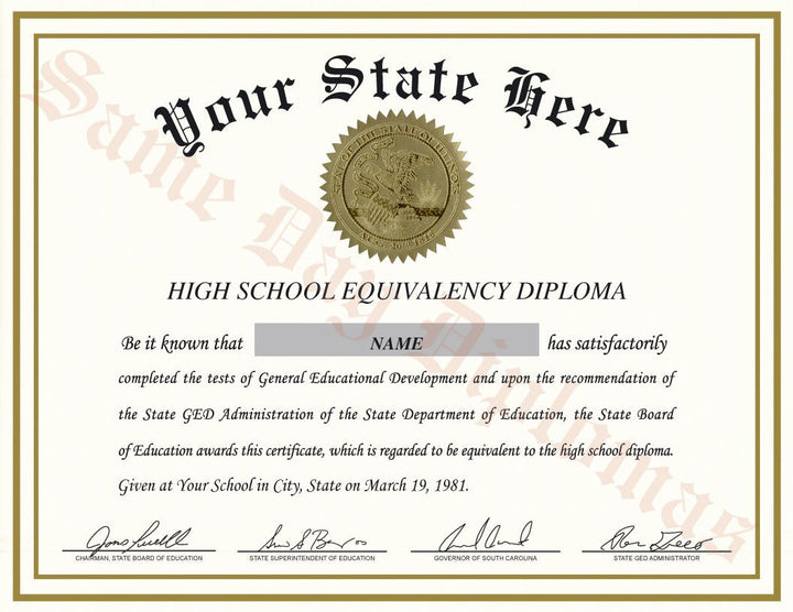 GED Diplomas - Same Day Diplomas