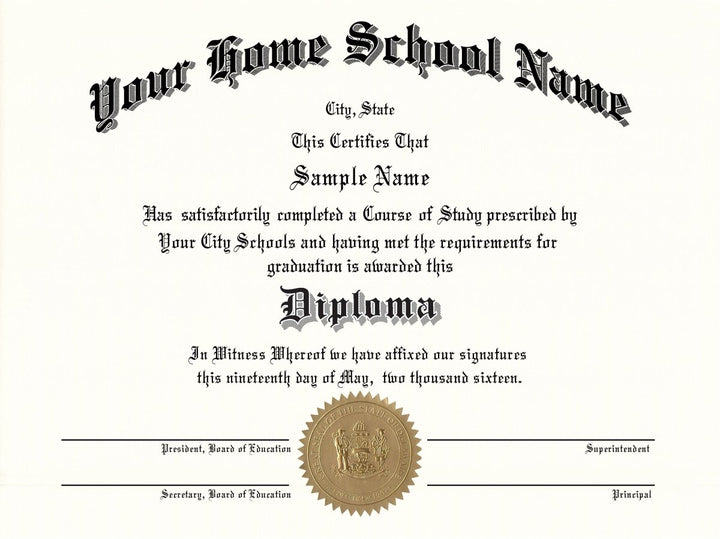 Home School Diplomas - Doc Printers