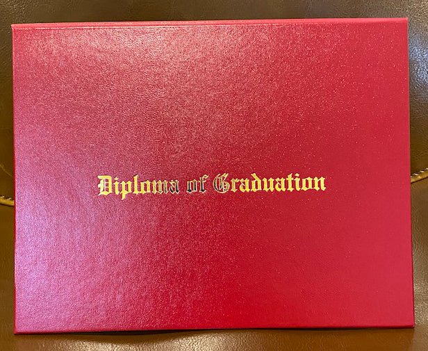 Imprinted Diploma Cover - Standard Options - Doc Printers