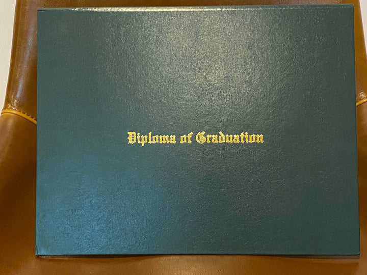 Imprinted Diploma Cover - Standard Options - Doc Printers
