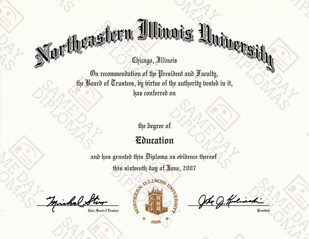 Master Degree Diploma - Doc Printers