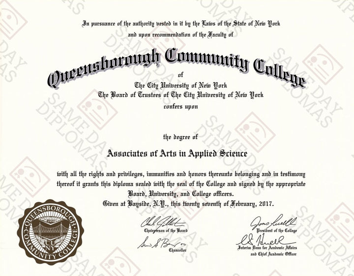 Master Degree Diploma & Transcripts - Doc Printers