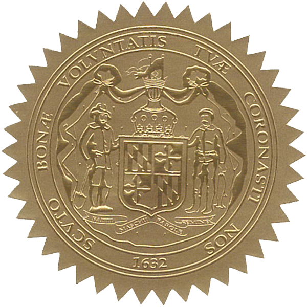 State Seals Metallic Gold - Doc Printers