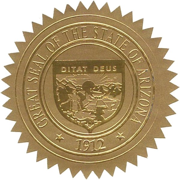 State Seals Metallic Gold - Doc Printers