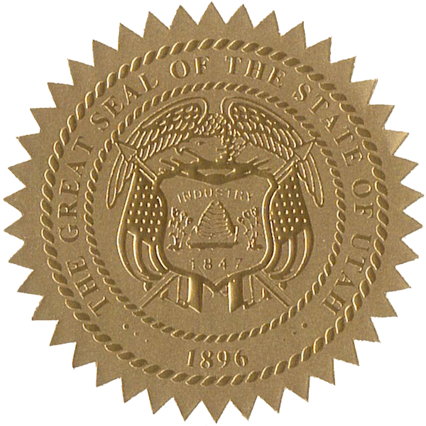 State Seals Metallic Gold - Doc Printers