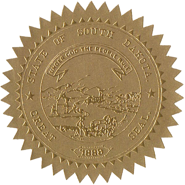 State Seals Metallic Gold - Doc Printers