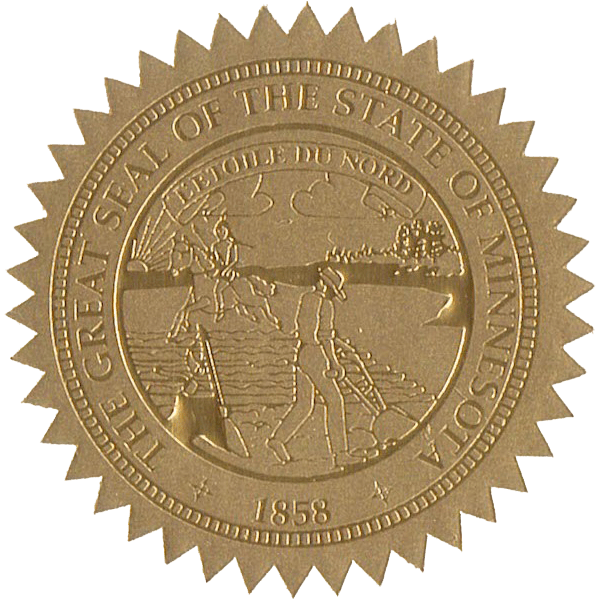 State Seals Metallic Gold - Doc Printers