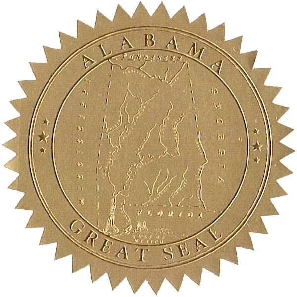 State Seals Metallic Gold - Doc Printers
