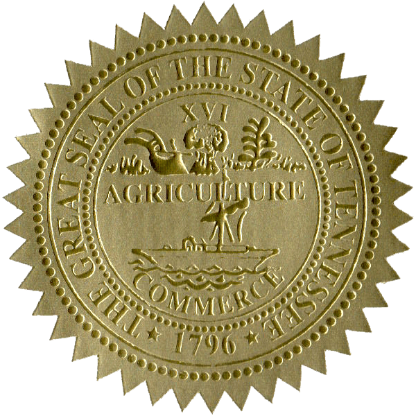 State Seals Metallic Gold - Doc Printers