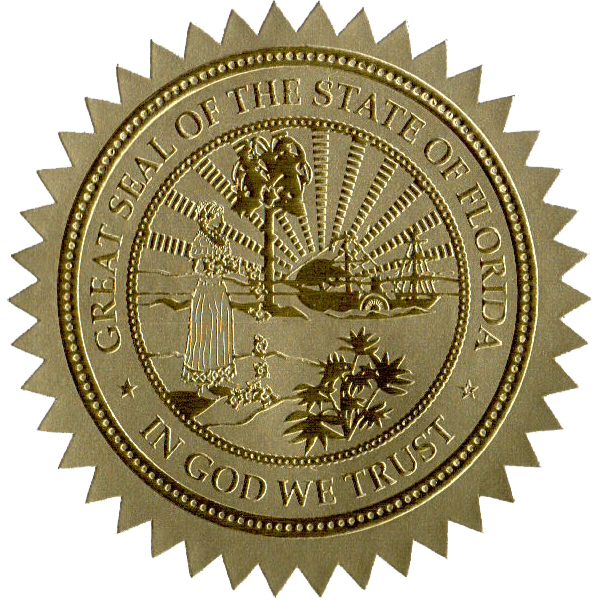 State Seals Metallic Gold - Doc Printers