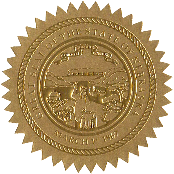 State Seals Metallic Gold - Doc Printers
