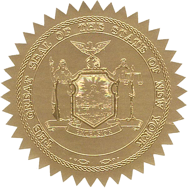 State Seals Metallic Gold - Doc Printers