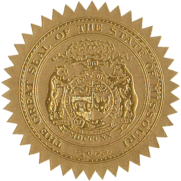 State Seals Metallic Gold - Doc Printers