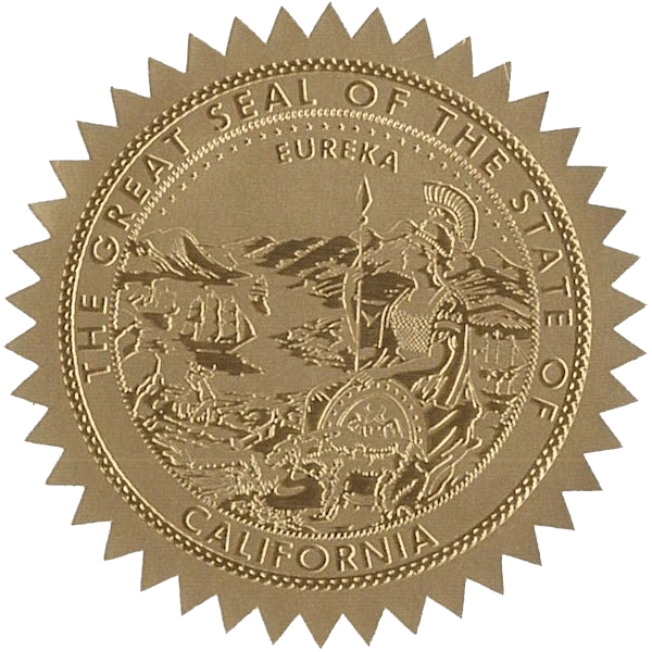 State Seals Metallic Gold - Doc Printers