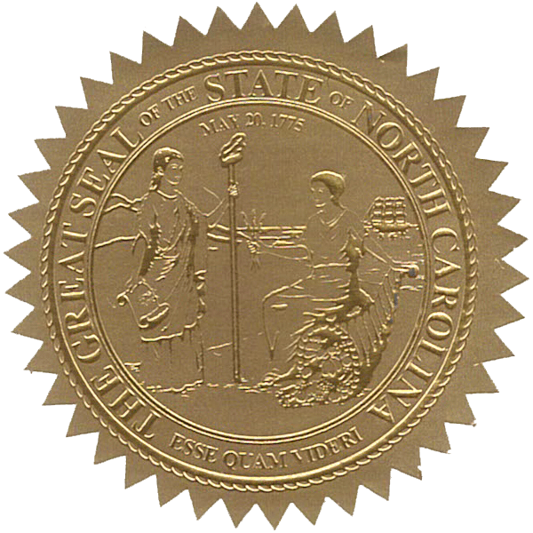 State Seals Metallic Gold - Doc Printers