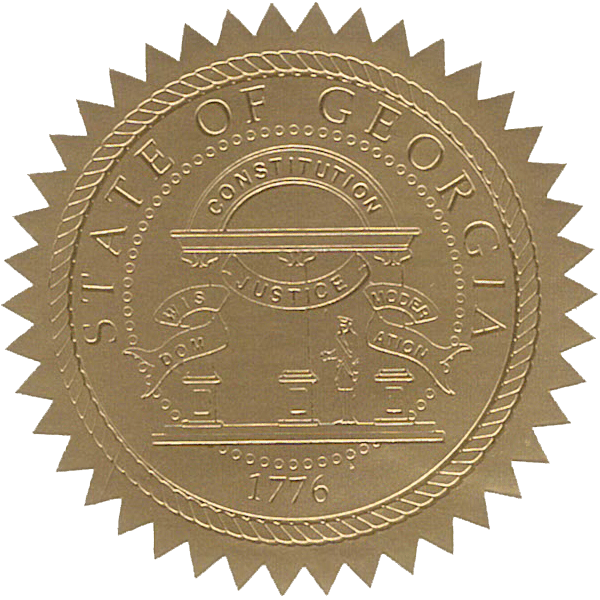 State Seals Metallic Gold - Doc Printers