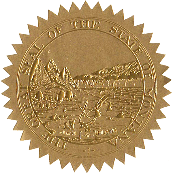 State Seals Metallic Gold - Doc Printers