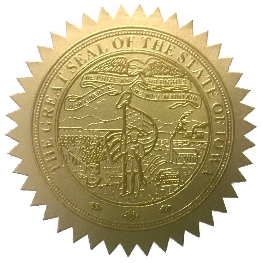 State Seals Metallic Gold - Doc Printers