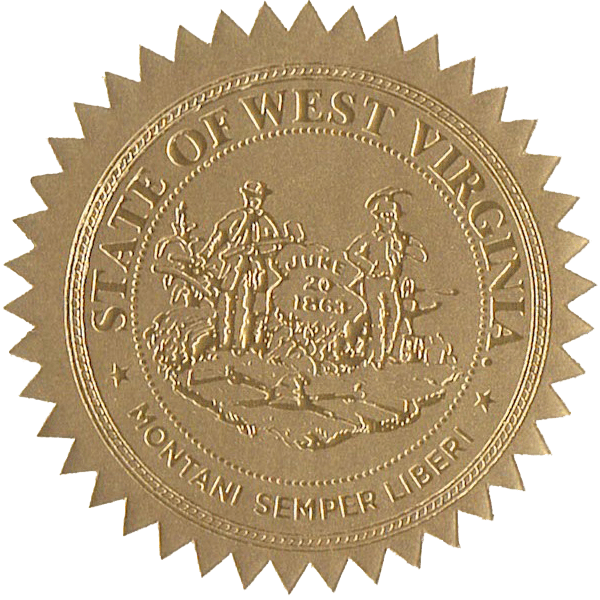 State Seals Metallic Gold - Doc Printers