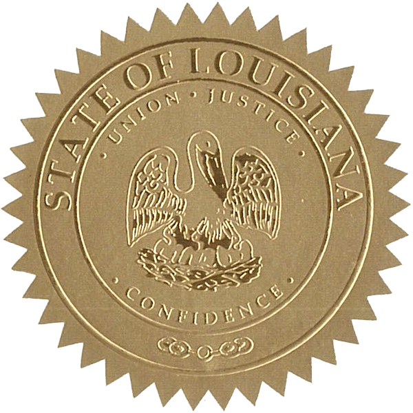 State Seals Metallic Gold - Doc Printers