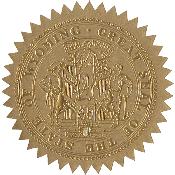 State Seals Metallic Gold - Doc Printers