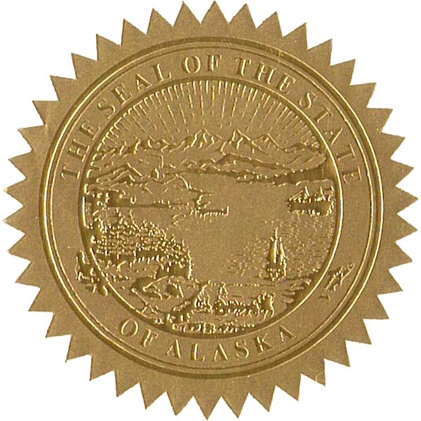 State Seals Metallic Gold - Doc Printers