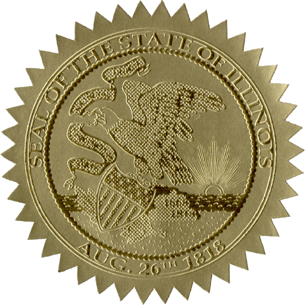 State Seals Metallic Gold - Doc Printers
